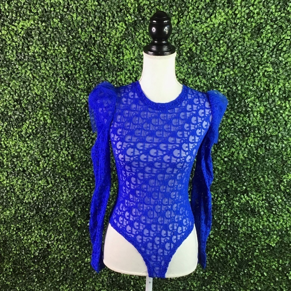 Fashion sheer princess puff sleeve‎ NWT